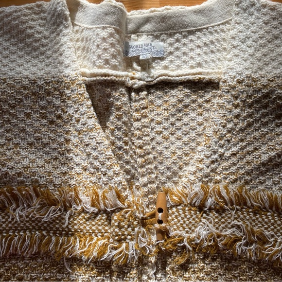 NWOT World Market Oversized Grandpa Sweater - Picture 3 of 7